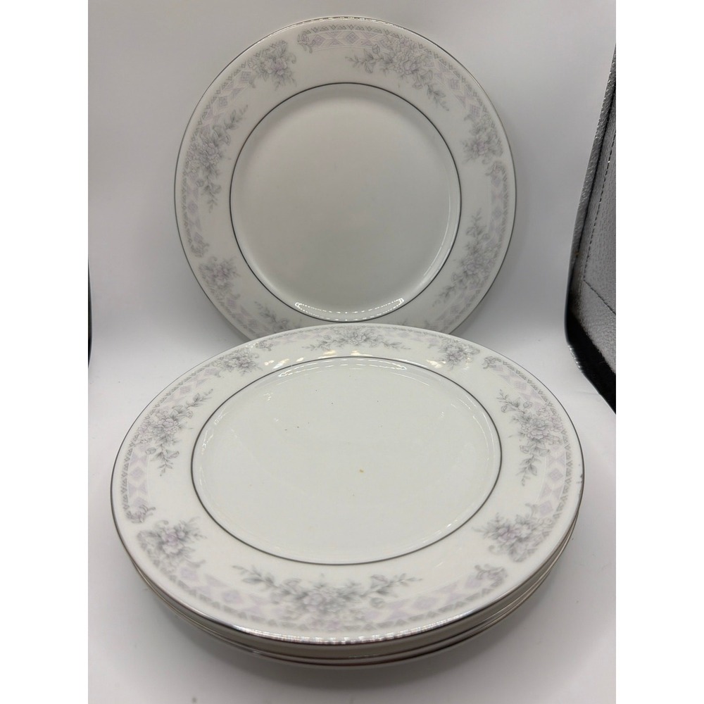 4 Sango Majesty Romantica Salad/ Bread Plates  7 1/2" #8396